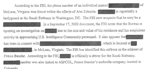 Bandar McLean VA Redaction