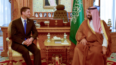Speaker Ryan and Saudi Crown Prince Muhammad Bin Salman
